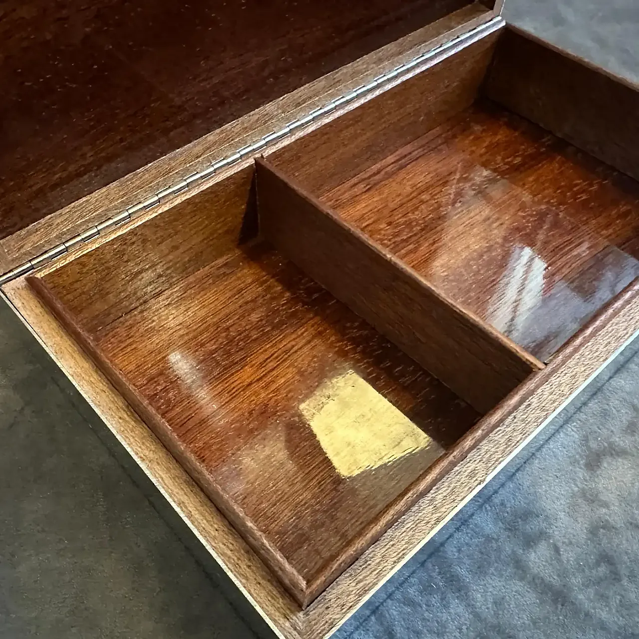 Scatola di lusso placcata in argento e ottone di Gucci, anni '80 9