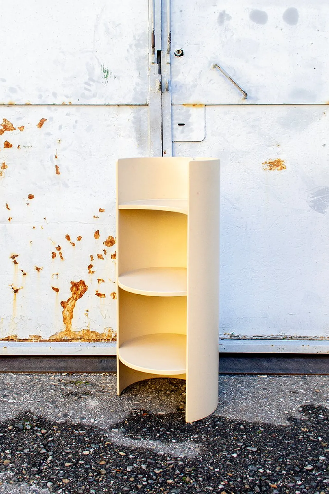 Gea cylindrical cabinet by Kazuhide Takahama for Gavina, 1960s 2