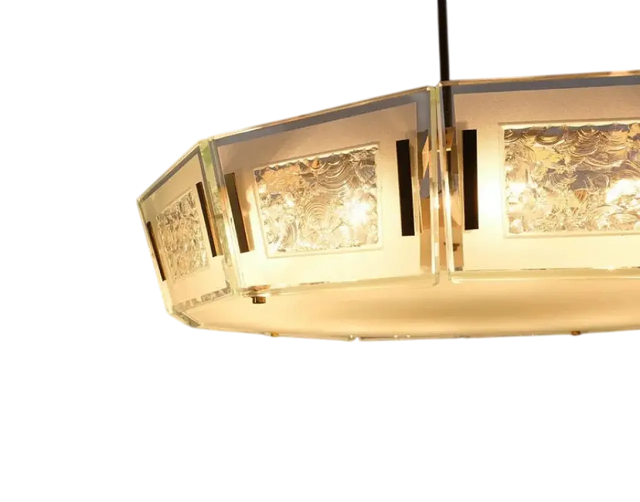 Chandelier 2270  by Max Ingram for Fontana Arte, 50s 9