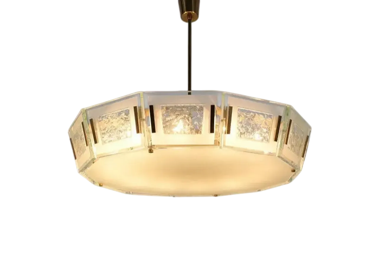 Chandelier 2270  by Max Ingram for Fontana Arte, 50s 10