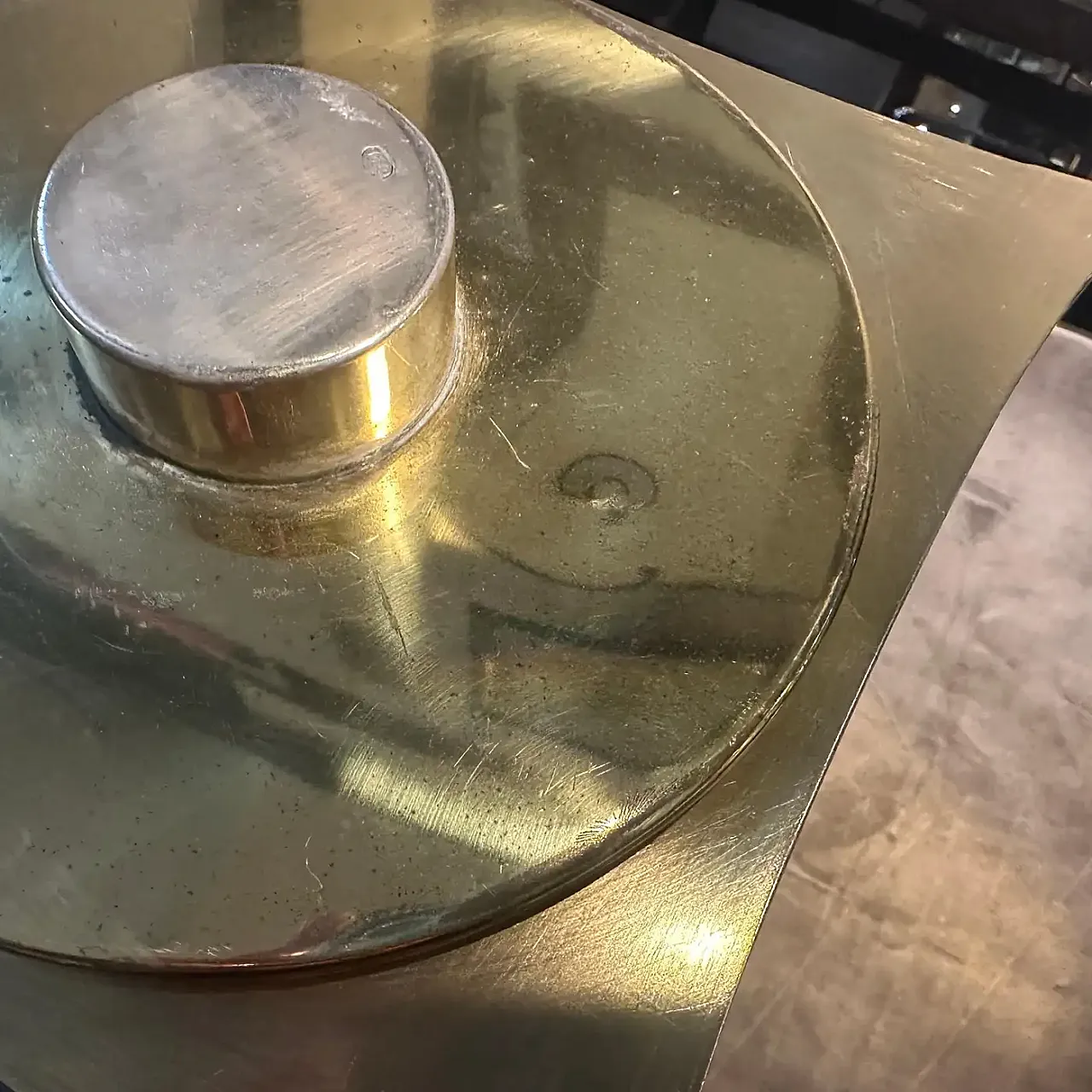 Mid-Century Modern brass and silver plated ice bucket, 1970s 10