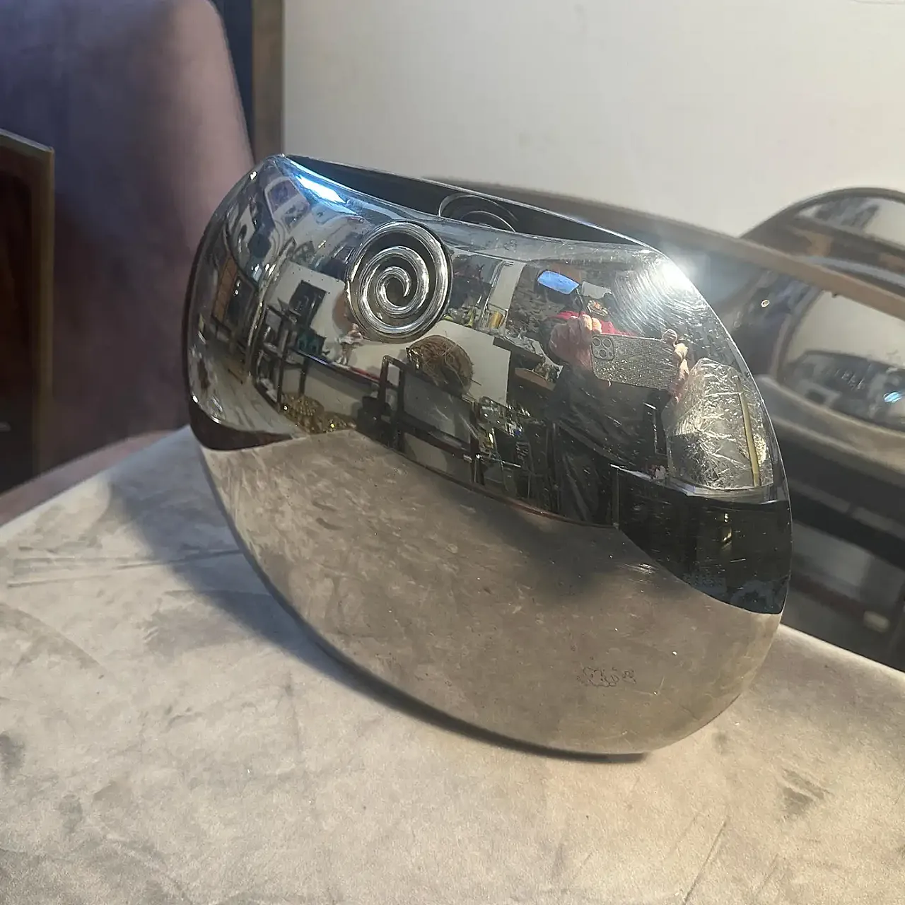 Vaso placcato in argento di Lino Sabattini, anni '80 4