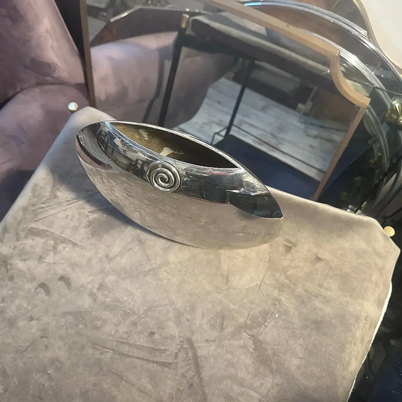 Vaso placcato in argento di Lino Sabattini, anni '80 5