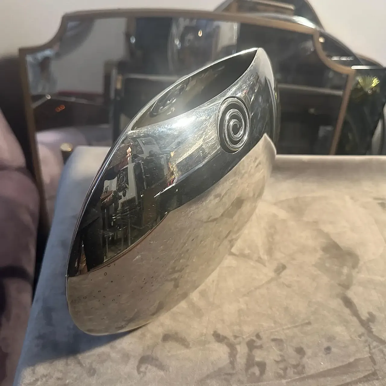 Vaso placcato in argento di Lino Sabattini, anni '80 7