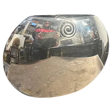 Vaso placcato in argento di Lino Sabattini, anni '80