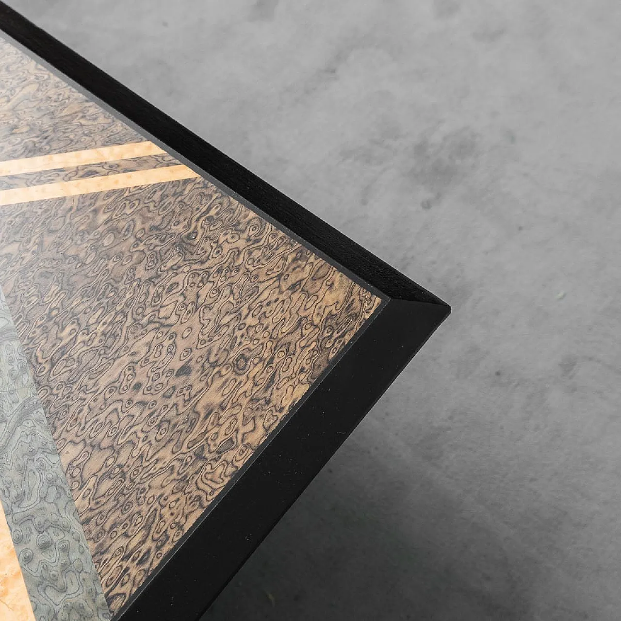 Wooden coffee table with storage compartment, 1970s 4