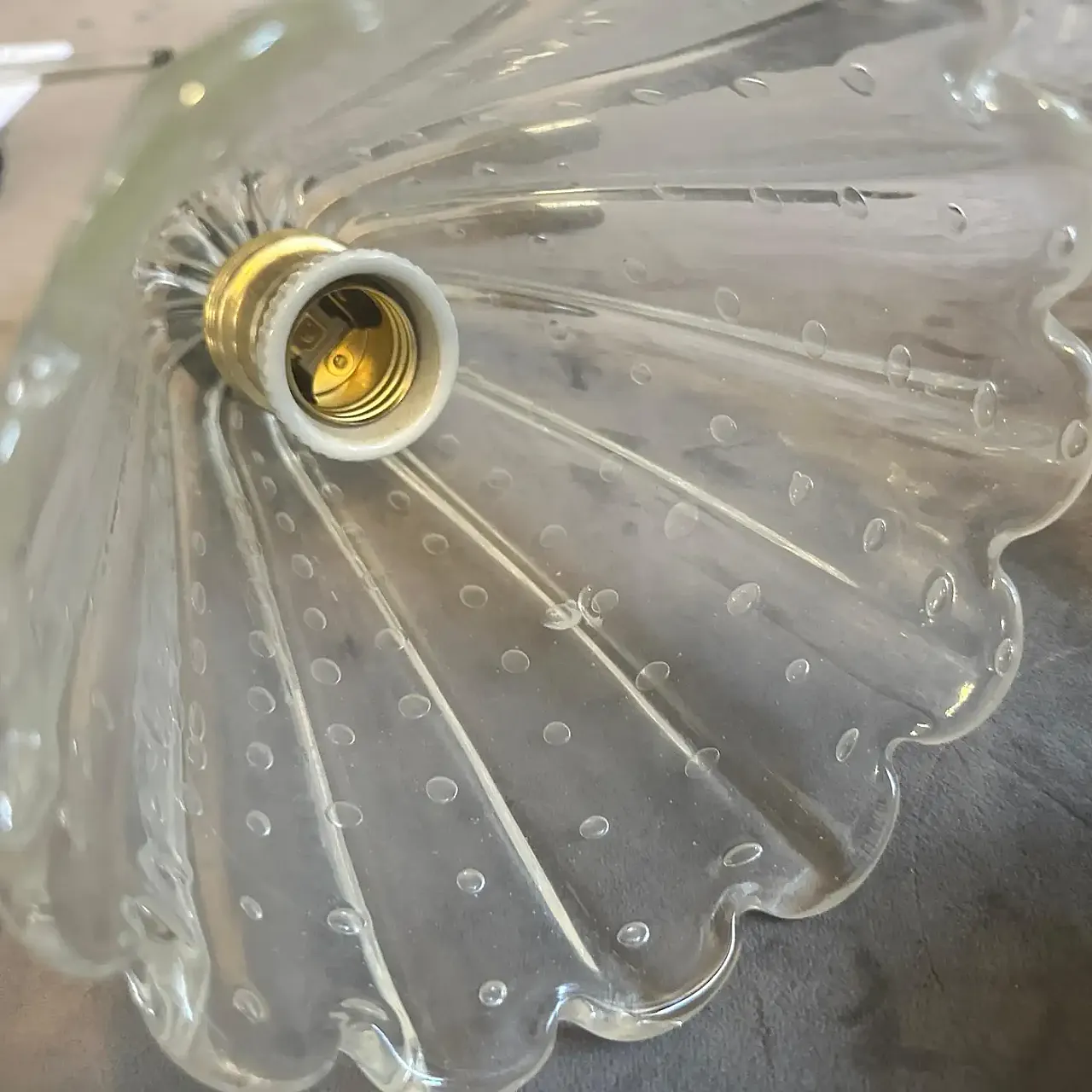 Coppia di lampade da parete in vetro Barovier, anni '90 8