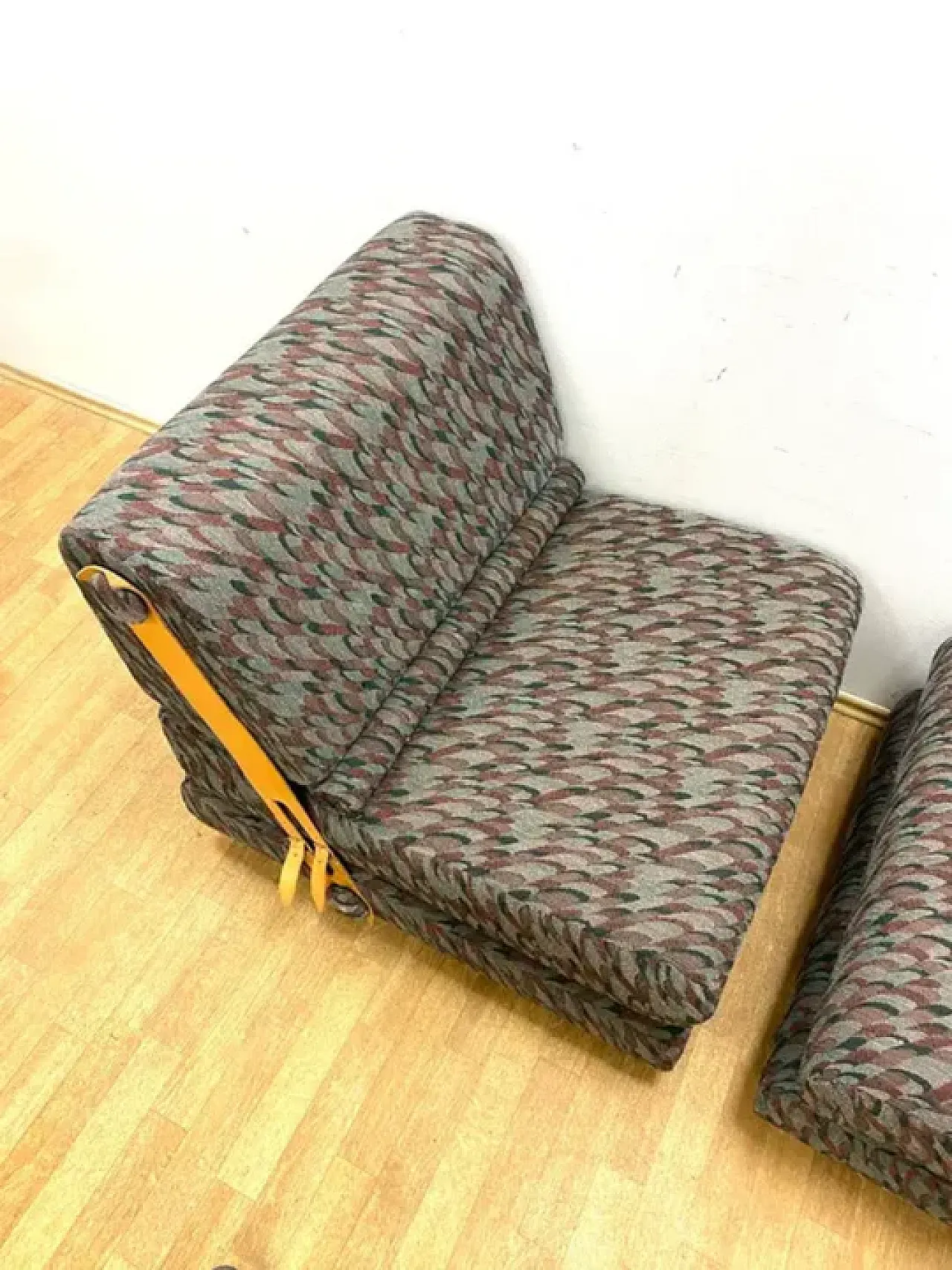 Mid-Century folding two-seat sofa, 1970s 1