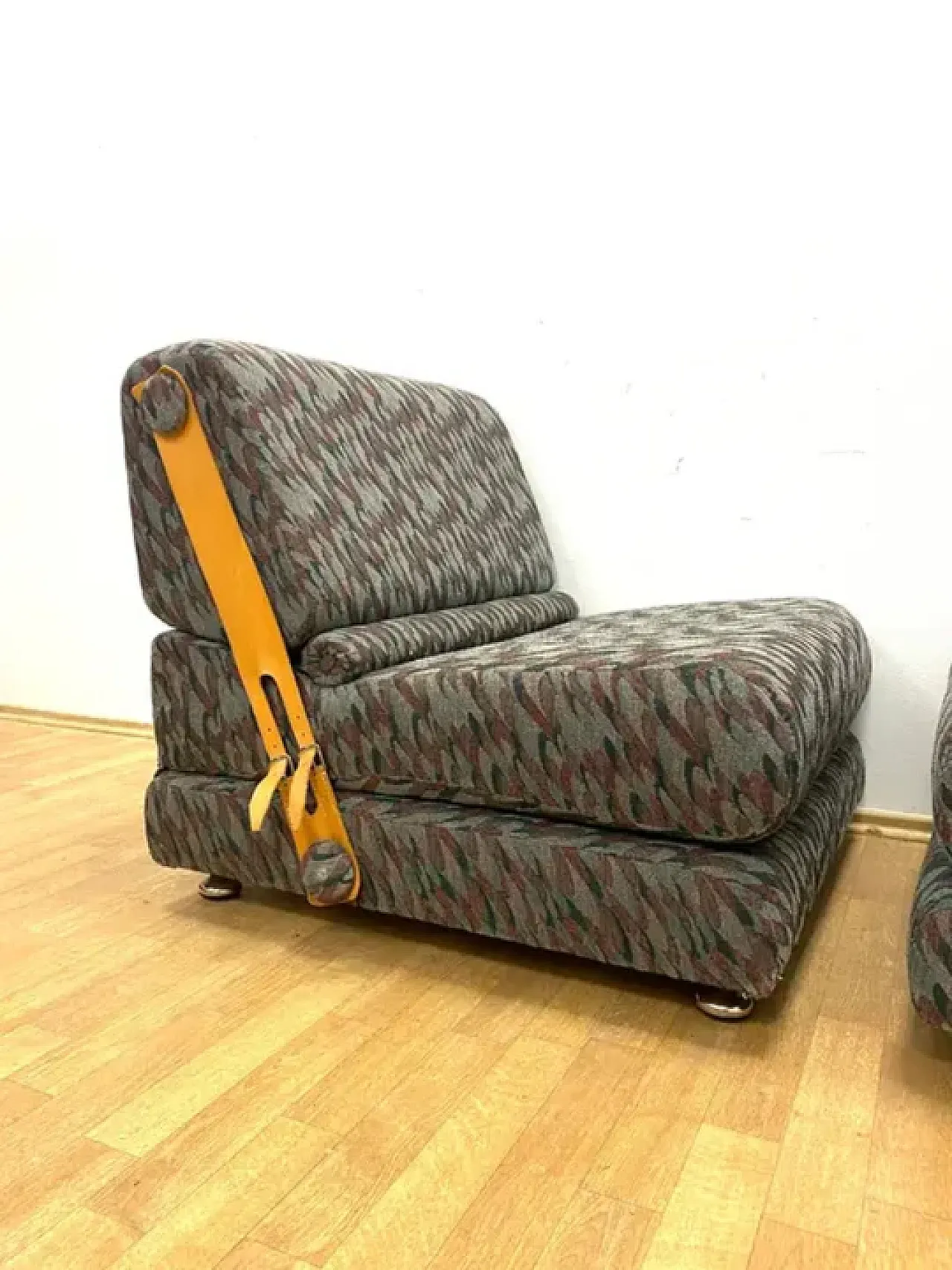 Mid-Century folding two-seat sofa, 1970s 2