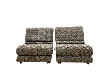 Mid-Century folding two-seat sofa, 1970s