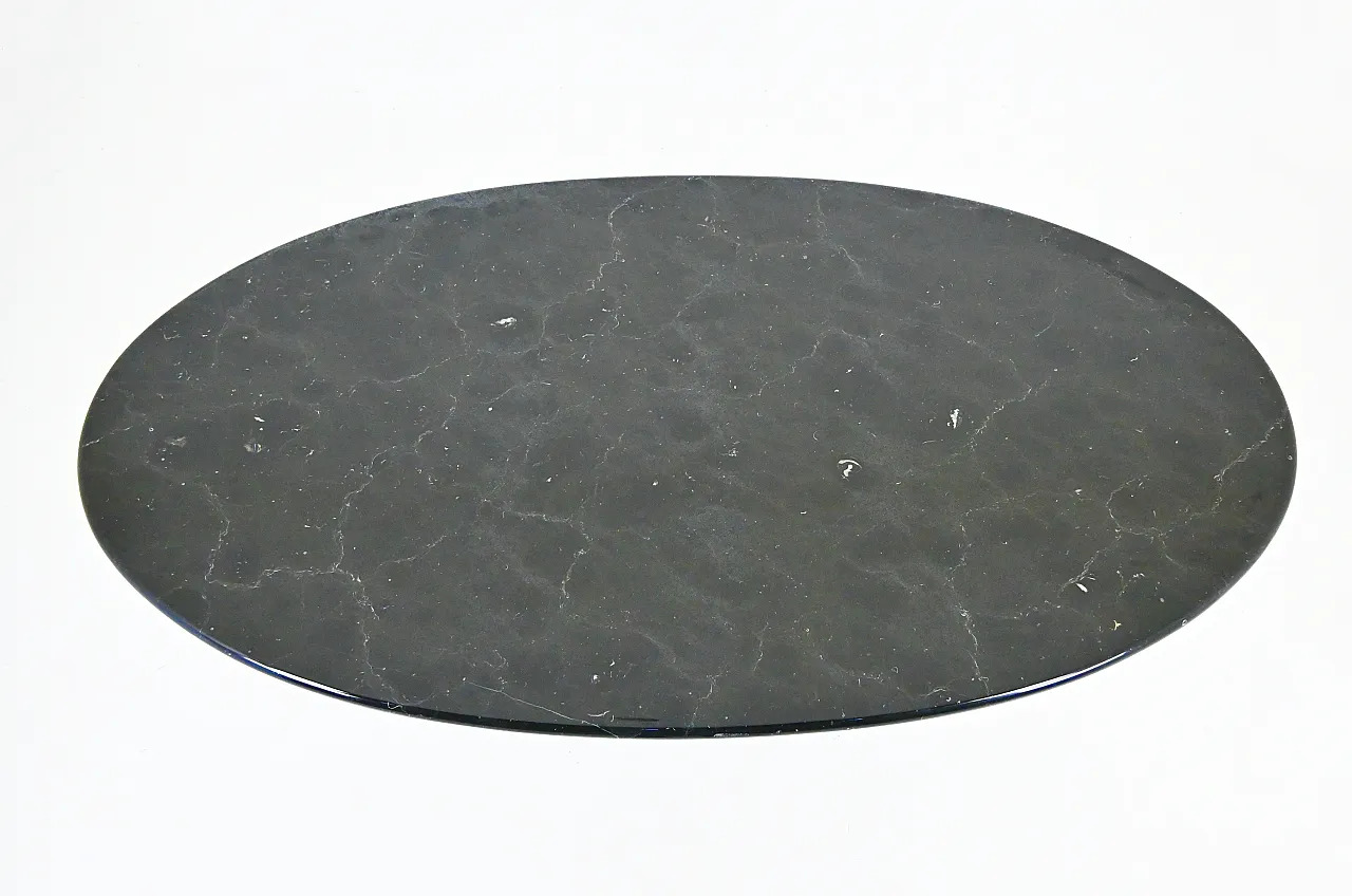 Tavolo da pranzo ovale "Argo" di Carlo Scarpa per Simon Gavina, anni '70 7