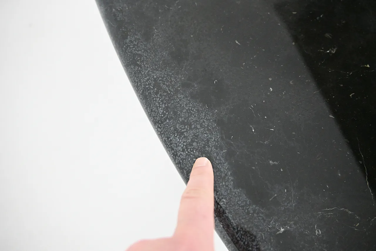 Tavolo da pranzo ovale "Argo" di Carlo Scarpa per Simon Gavina, anni '70 11