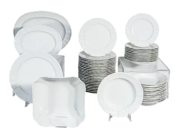 52 Rocaille dishes by Krister Porzellan Manufaktur, mid-20th century