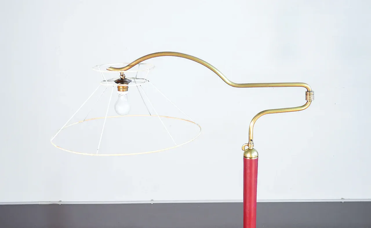 Floor lamp attributed to Angelo Lelli for Arredoluce, 1940s 3