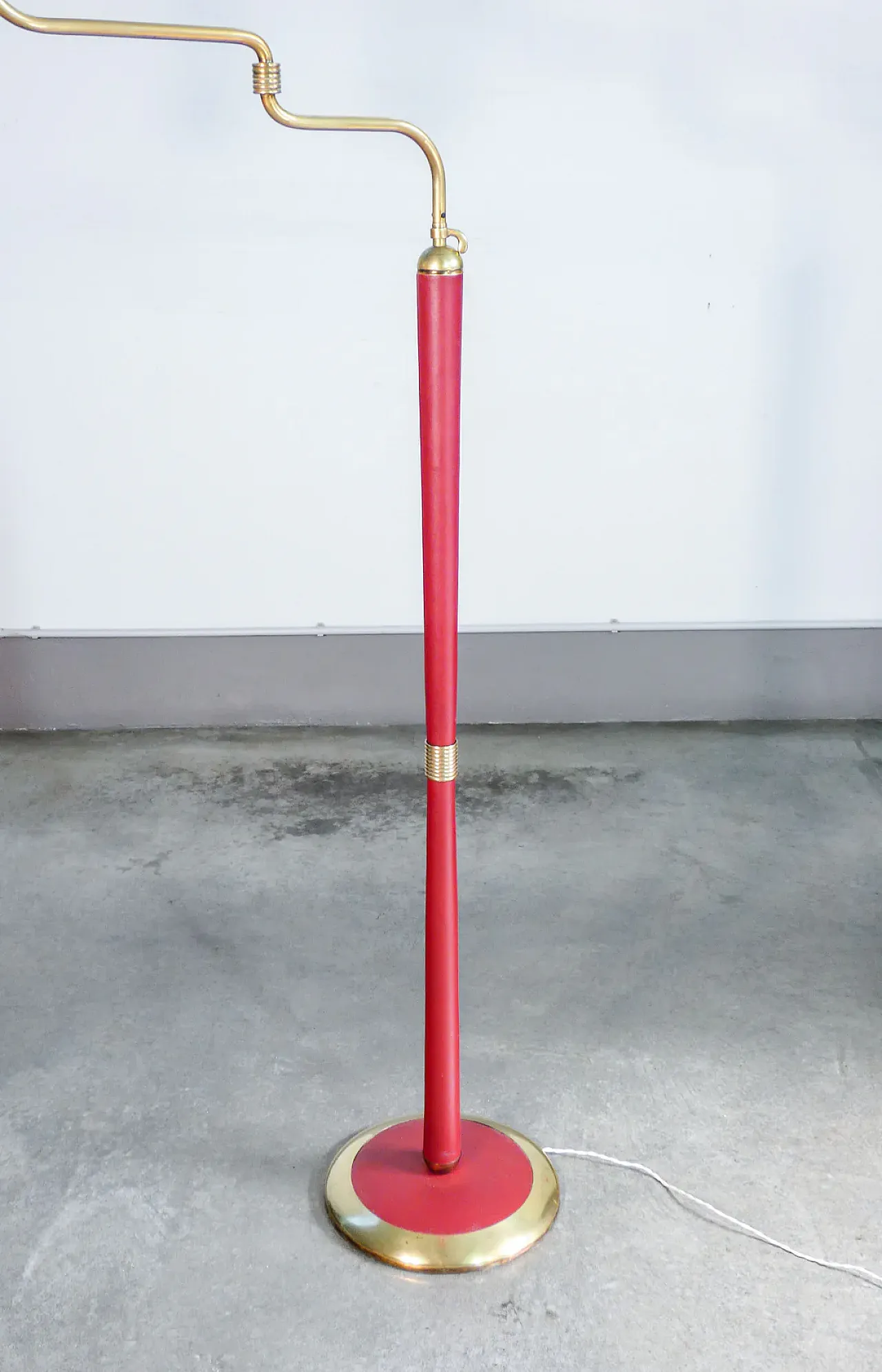 Floor lamp attributed to Angelo Lelli for Arredoluce, 1940s 10