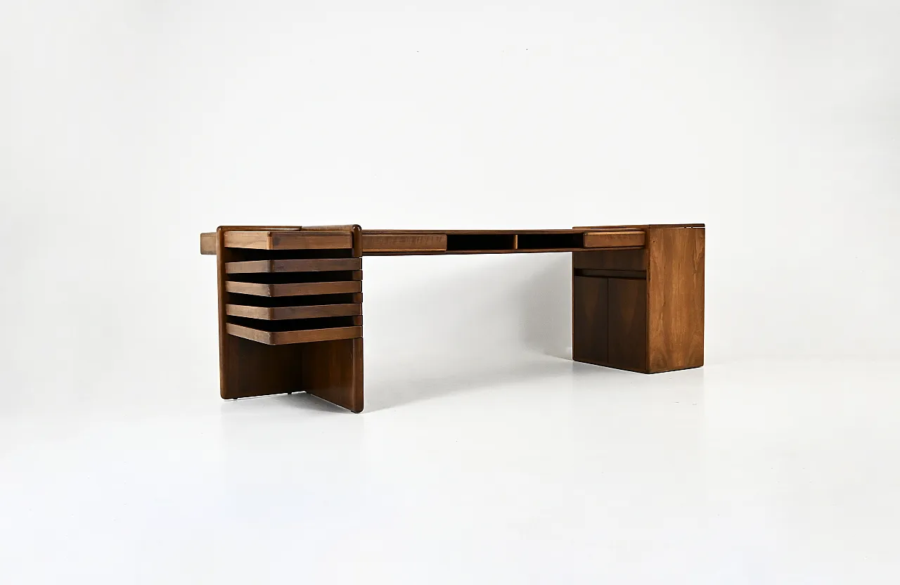 Desk by Fabio Lenci for Bernini, 1970s 1