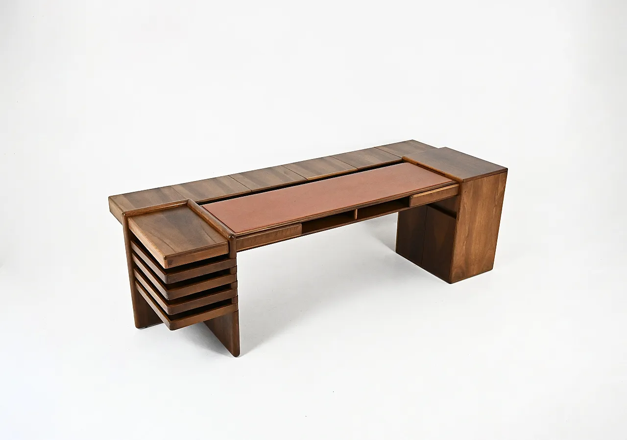 Desk by Fabio Lenci for Bernini, 1970s 2