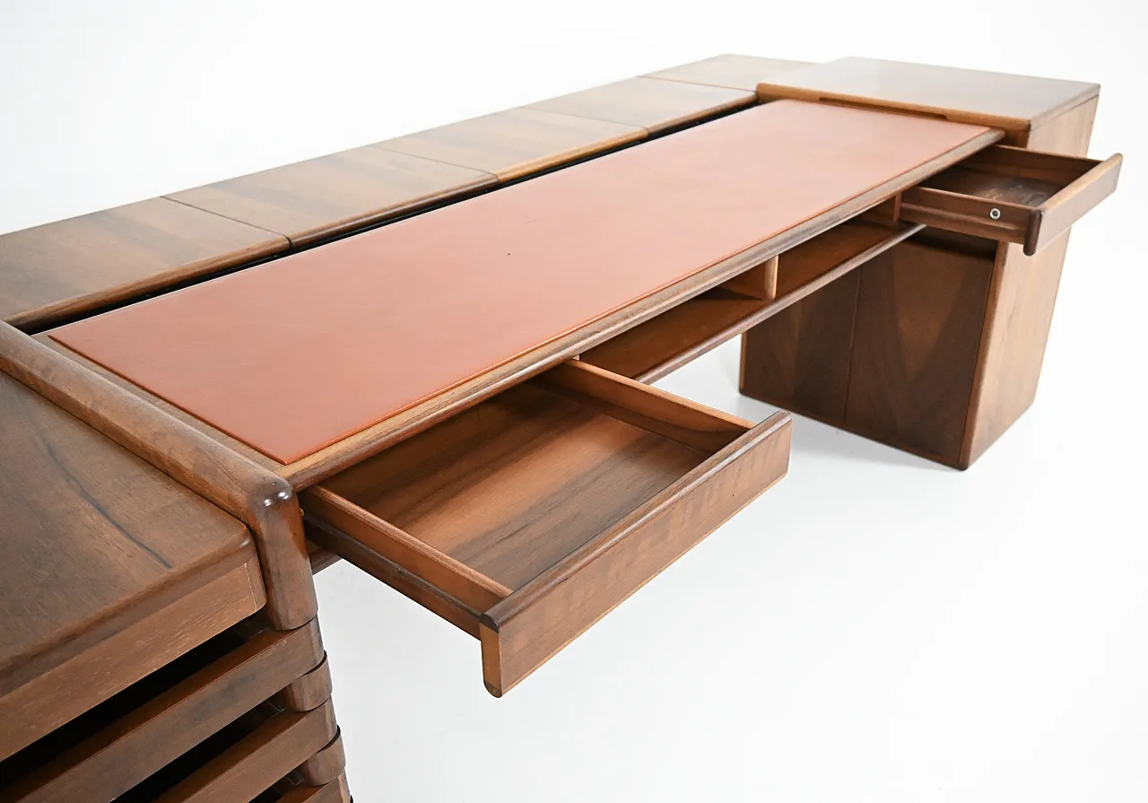 Desk by Fabio Lenci for Bernini, 1970s 9