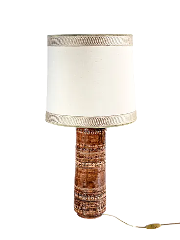 Sahara lamp by Aldo Londi for ceramic Bitossi, mid-20th century