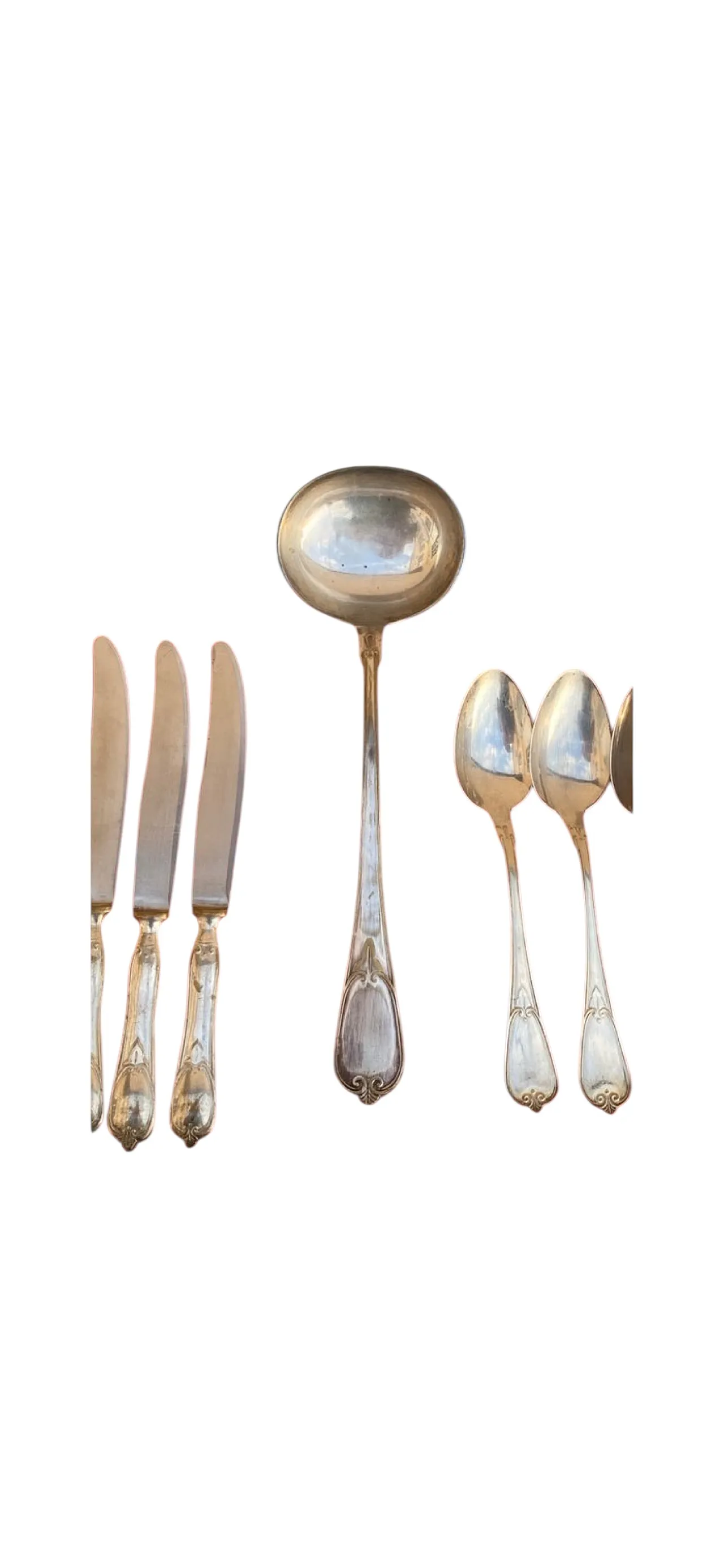 Servizio piatti da 39 pezzi per 6 persone in Arg. 800, anni '20 19