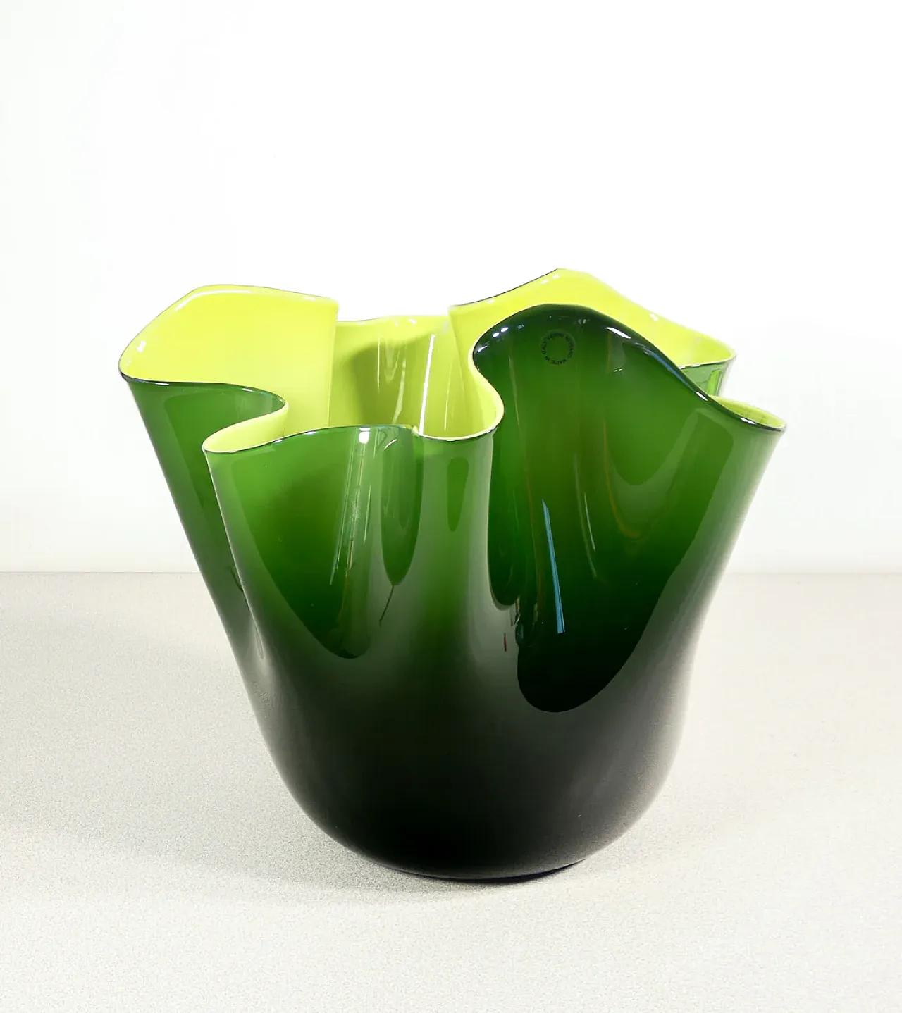 Vaso Fazzoletto di Fulvio Bianconi per Venini, anni '70 1