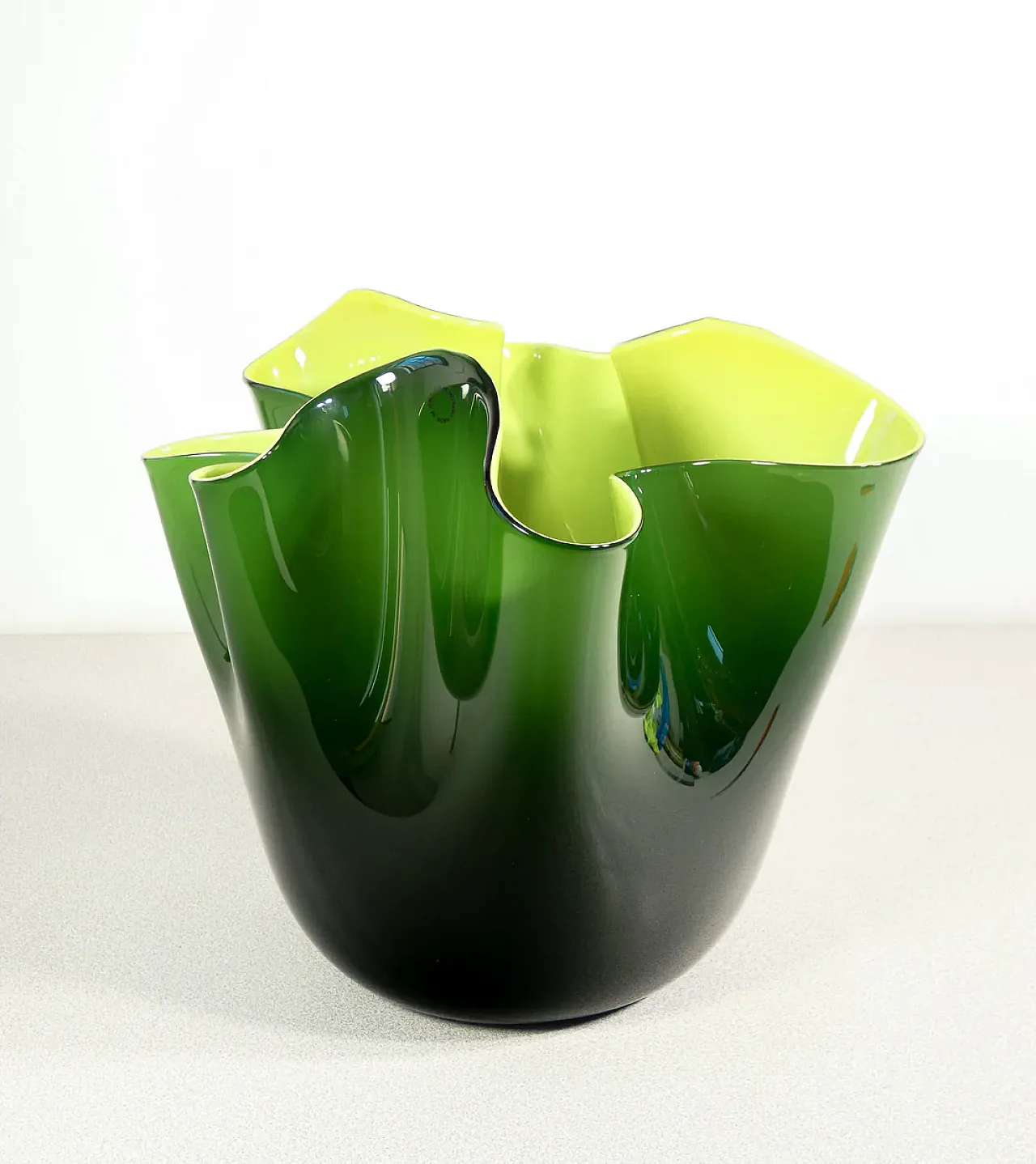 Vaso Fazzoletto di Fulvio Bianconi per Venini, anni '70 2