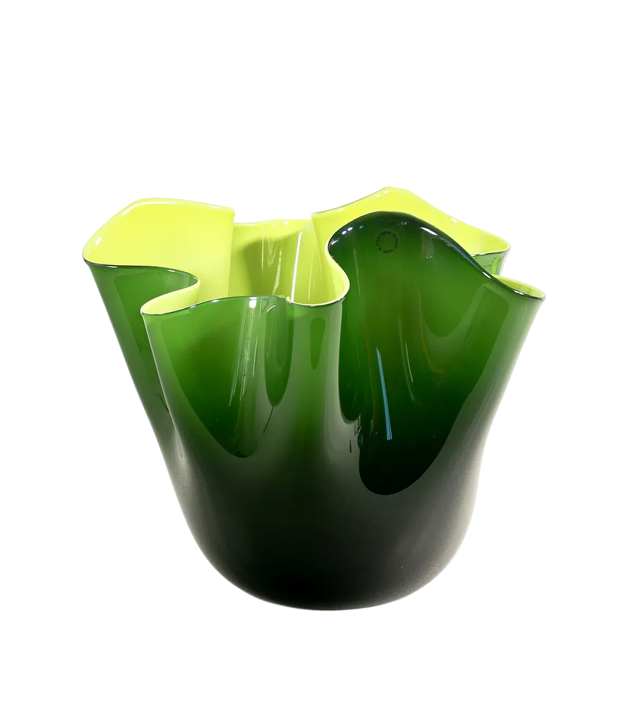 Vaso Fazzoletto di Fulvio Bianconi per Venini, anni '70 11