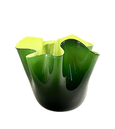 Fazzoletto vase by Fulvio Bianconi for Venini, 1970s