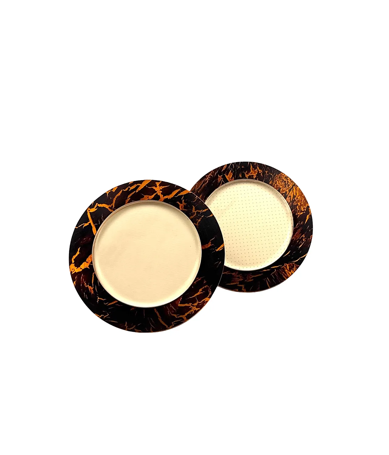 Pair of Hollywood Regency style lucite frames, 1970s 1