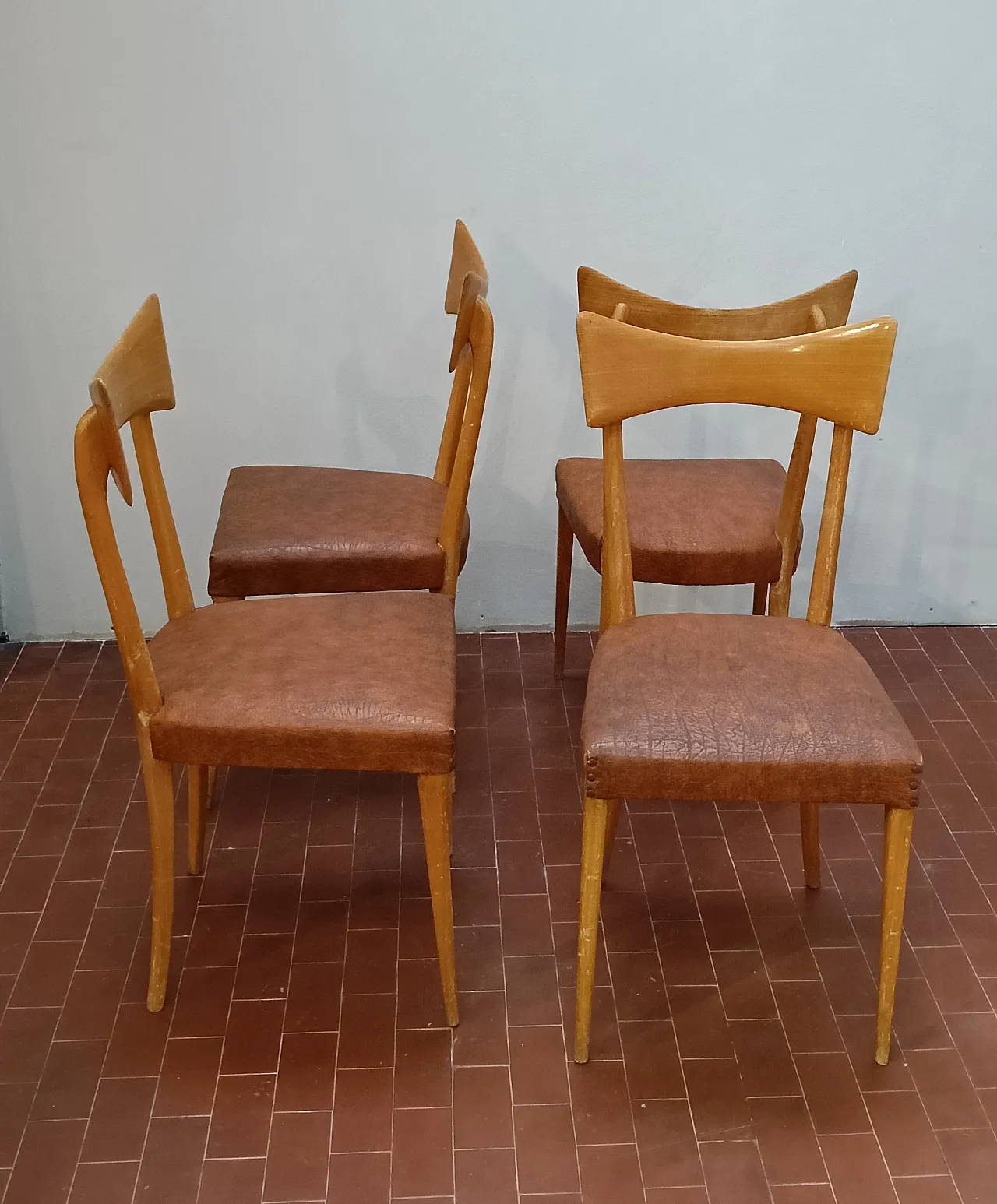 4 chairs, 50s 1