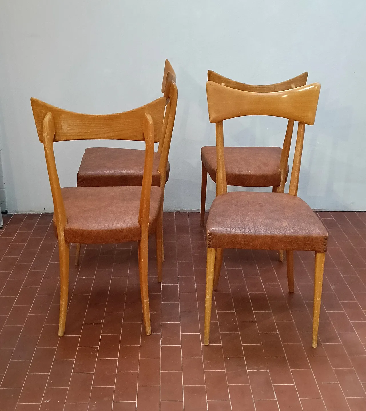 4 chairs, 50s 3