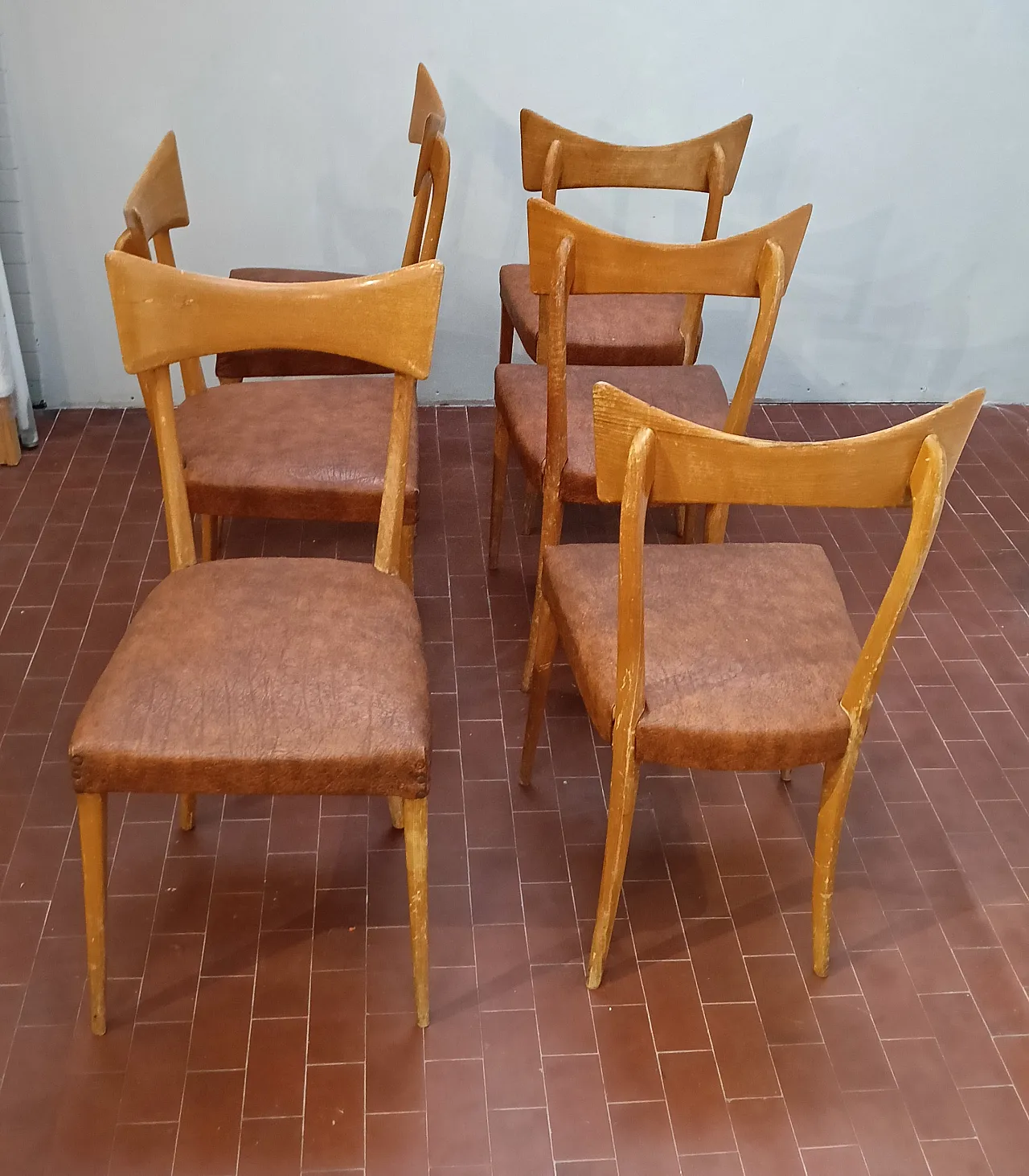 4 chairs, 50s 8