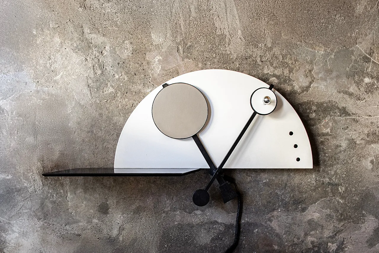 Console table with mirror by Giotto Stoppino for Acerbis, 1970s 1