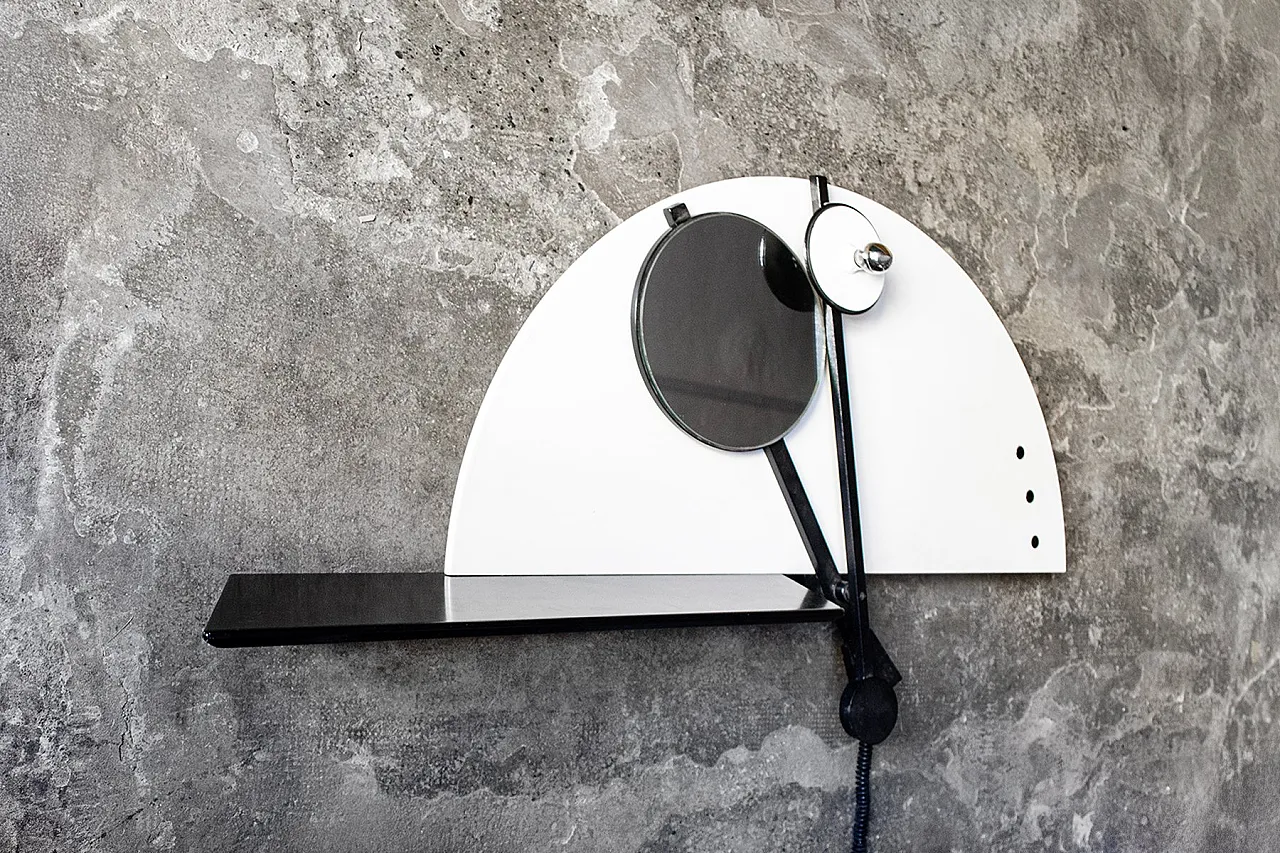 Console table with mirror by Giotto Stoppino for Acerbis, 1970s 3