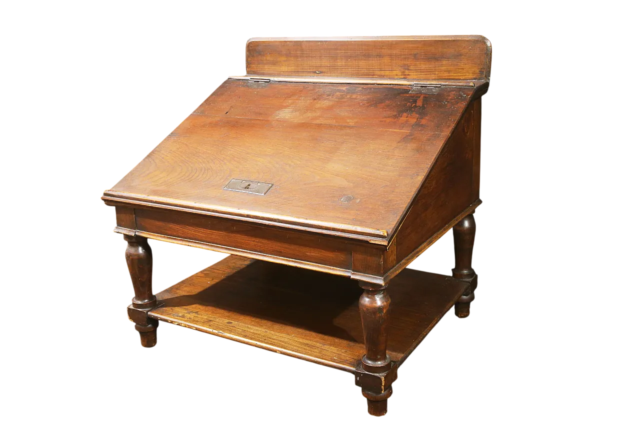 Wooden raised table lectern, late 19th century 21
