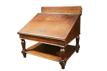 Wooden raised table lectern, late 19th century