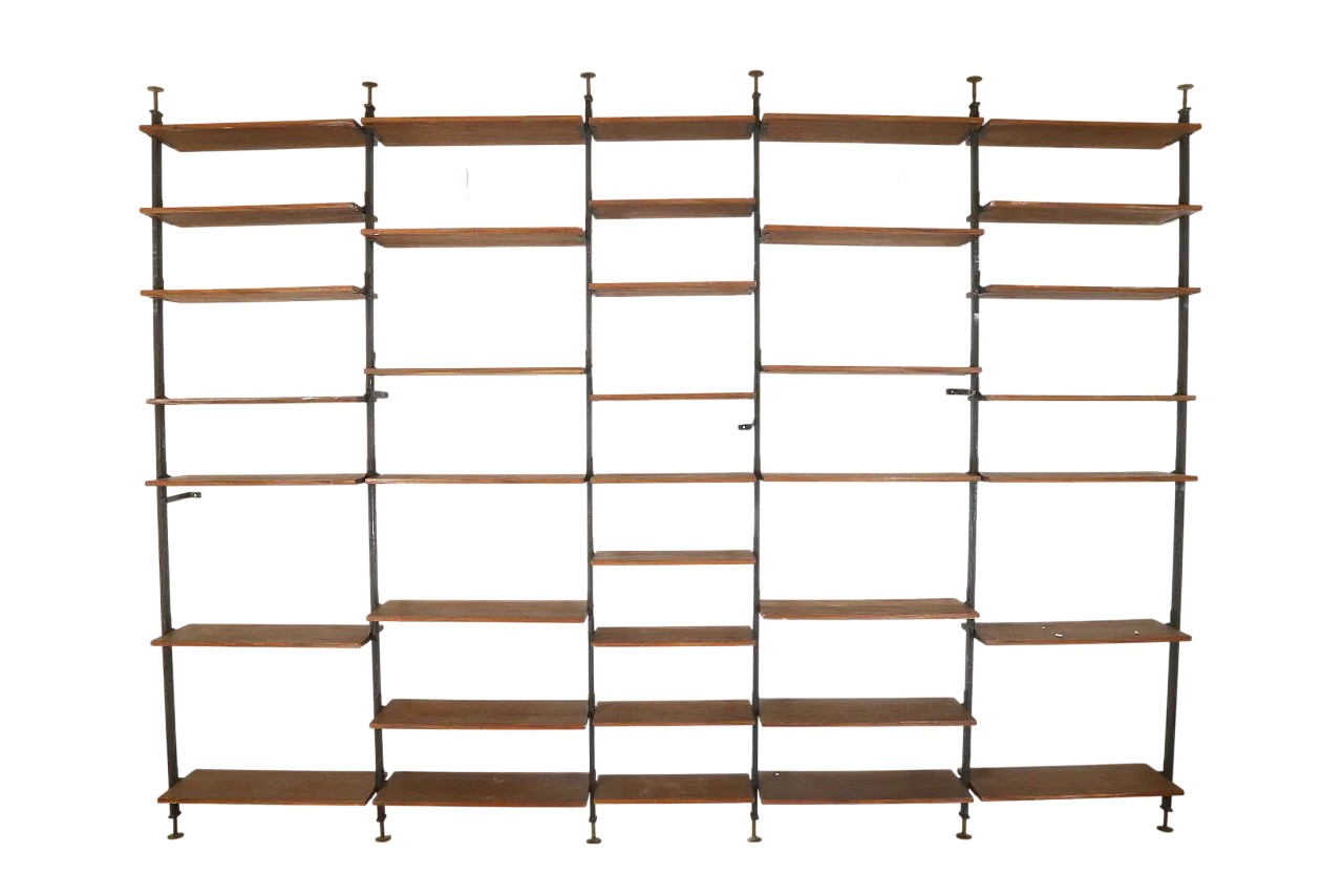 Libreria in mogano, anni '70 25