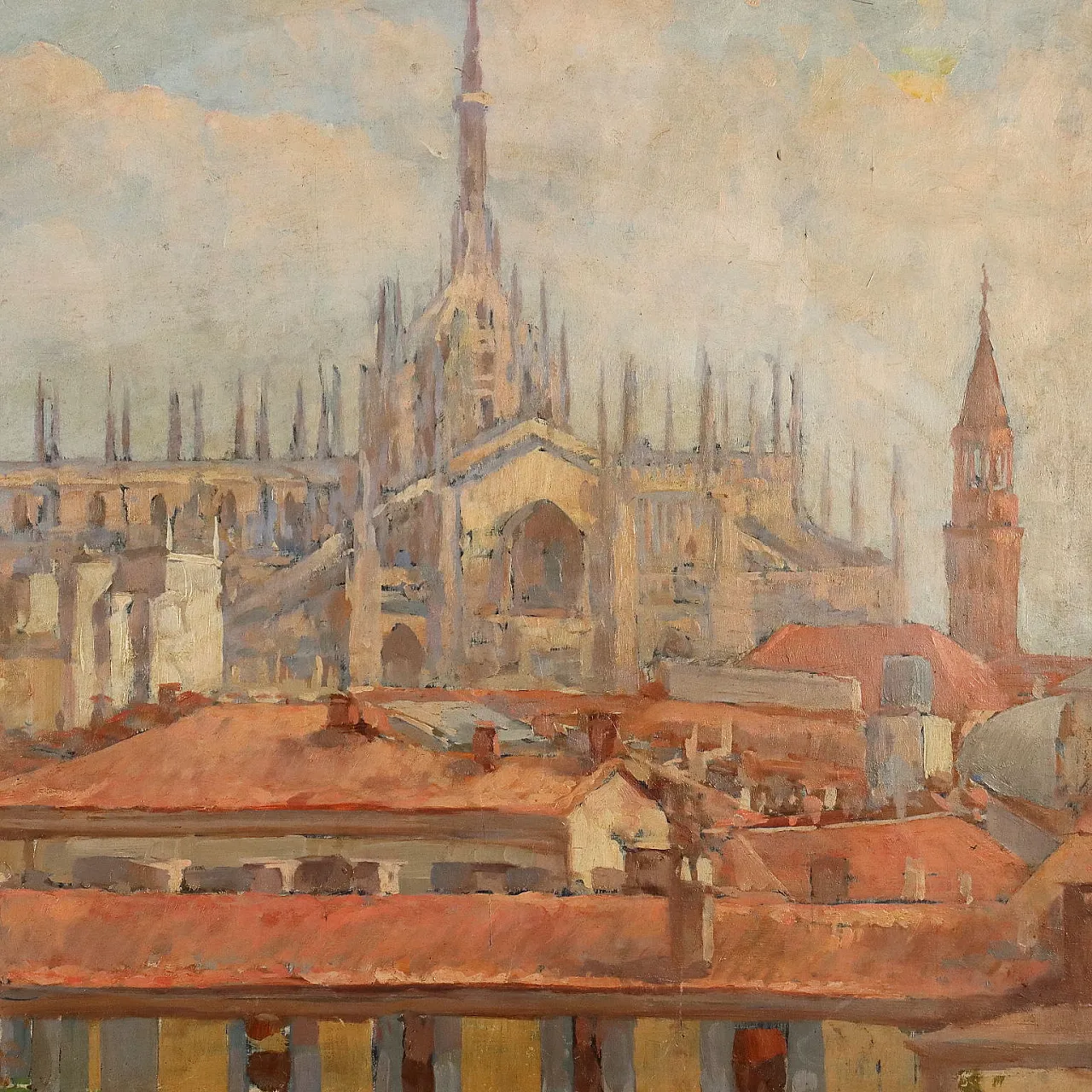 3 Oil paintings, 20th century 4