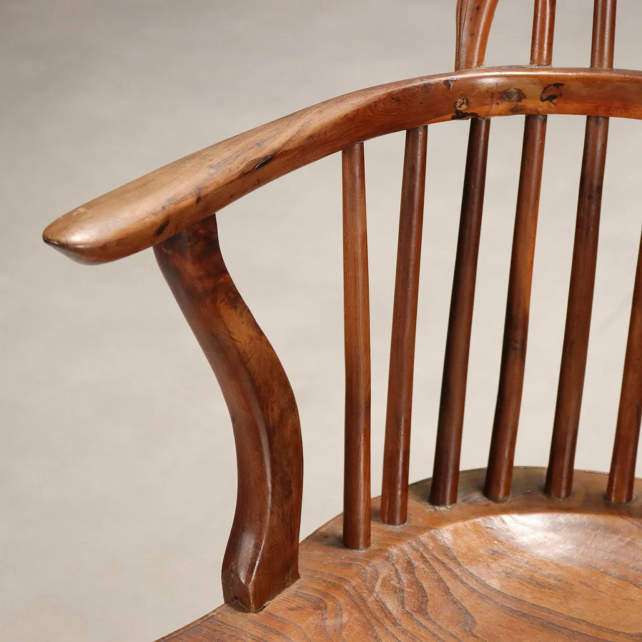 4 Armchairs in various essences, late 19th century 5