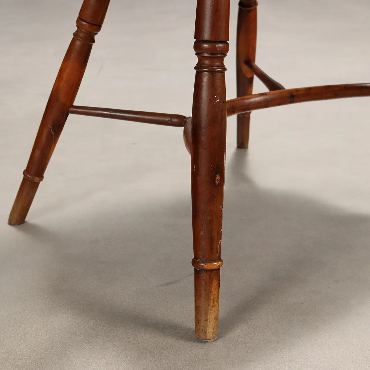 4 Armchairs in various essences, late 19th century 6