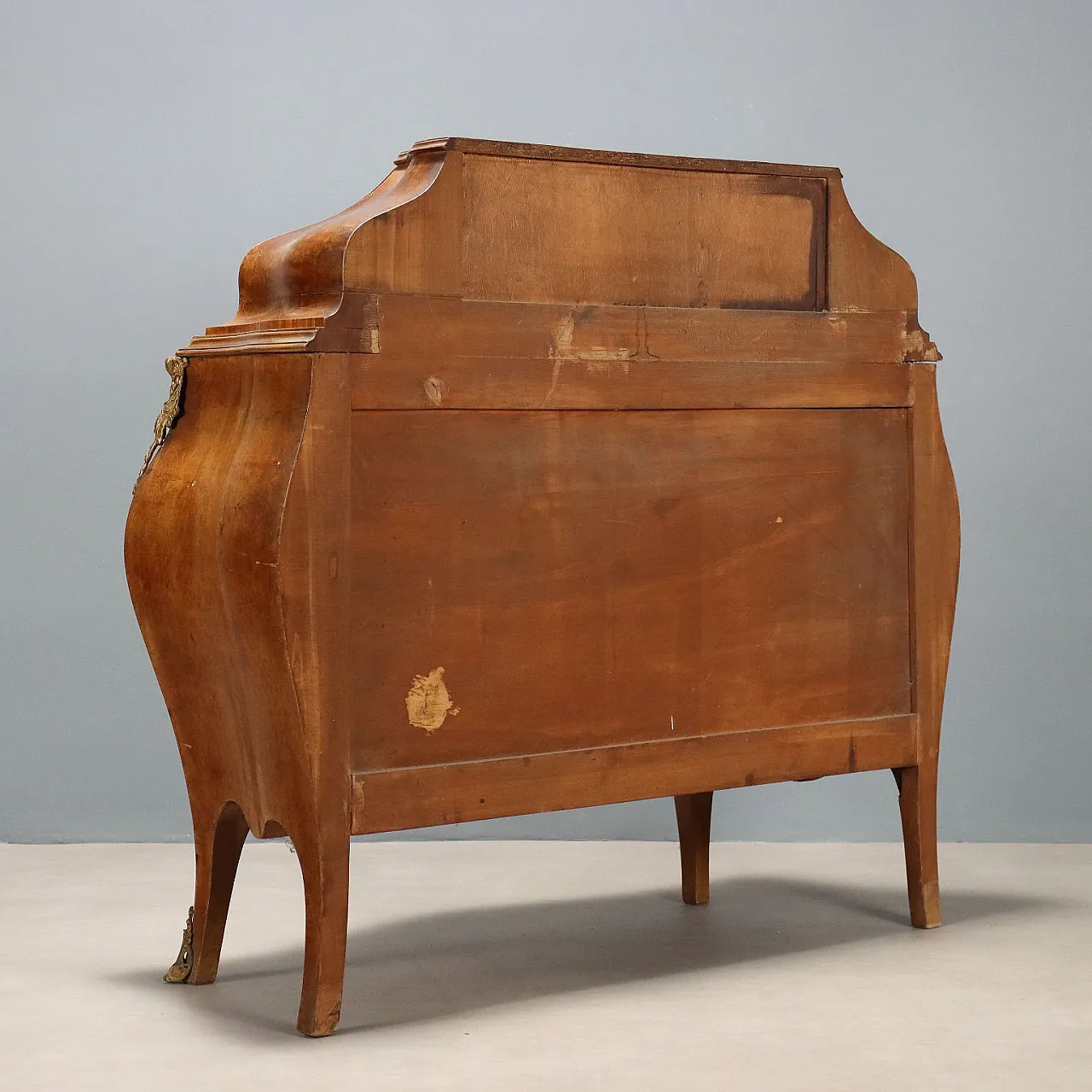Mahogany and mahogany burl flip-up chest, 20th century 10