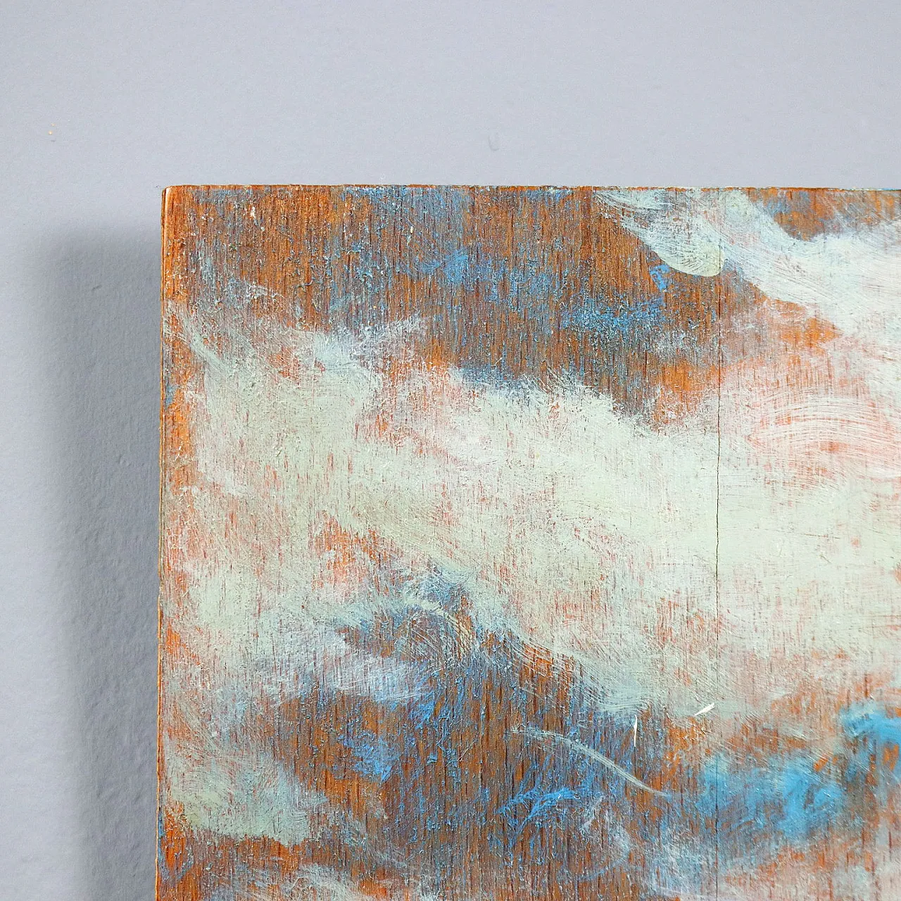 Landscape, oil painting on panel, 20th century 7