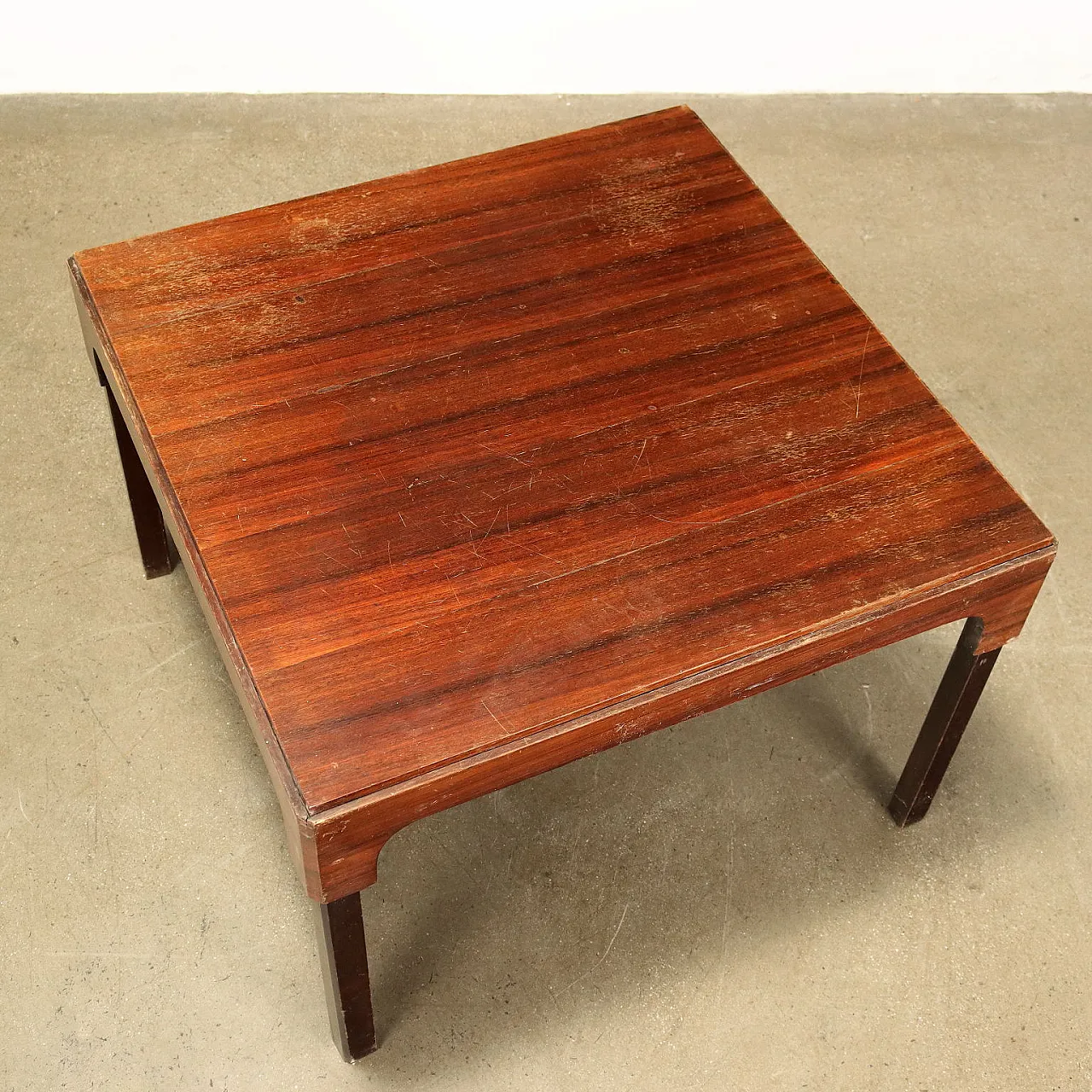 Coffee table in exotic wood veneer, 1960s 6
