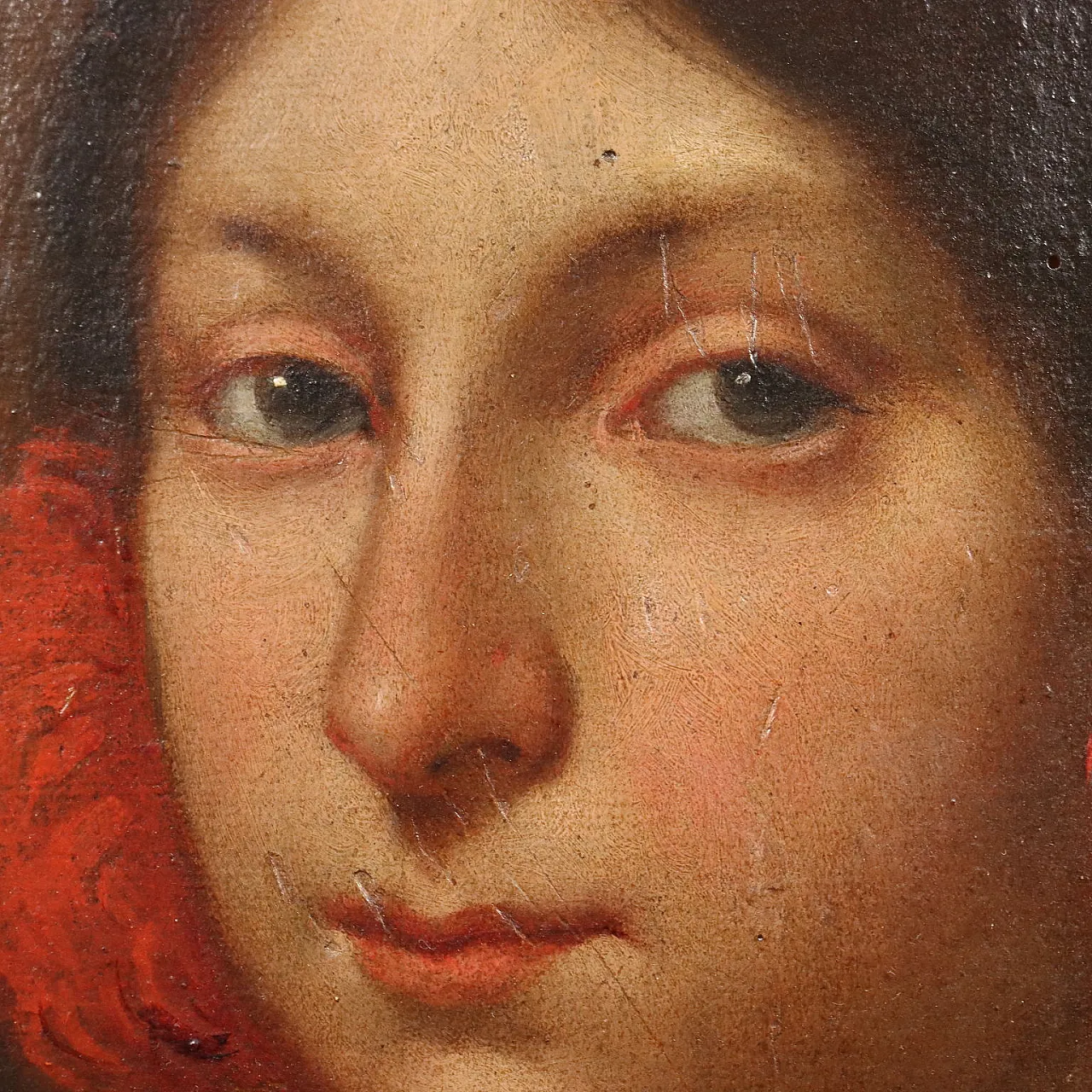 Portrait of a Young Girl, oil on panel, 17th century 4