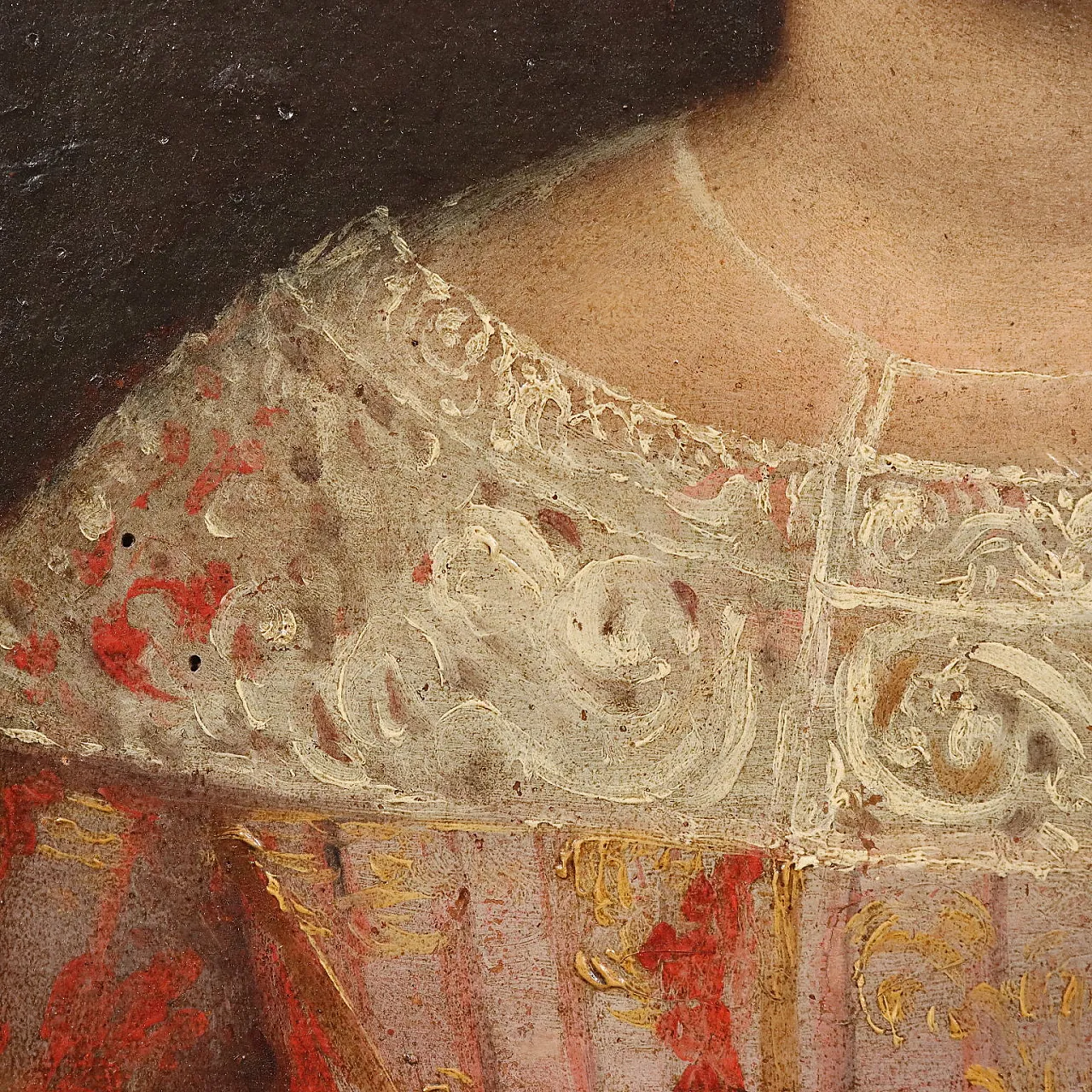 Portrait of a Young Girl, oil on panel, 17th century 5