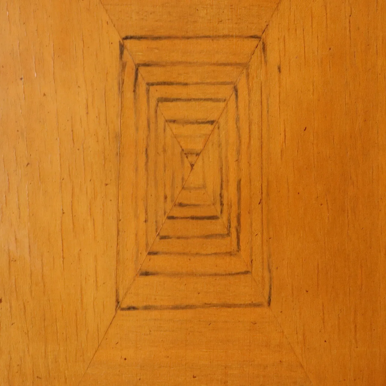 Wooden living room with display case, 1960s 7