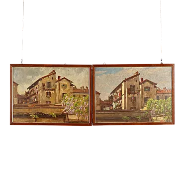 3 Oil paintings, 20th century