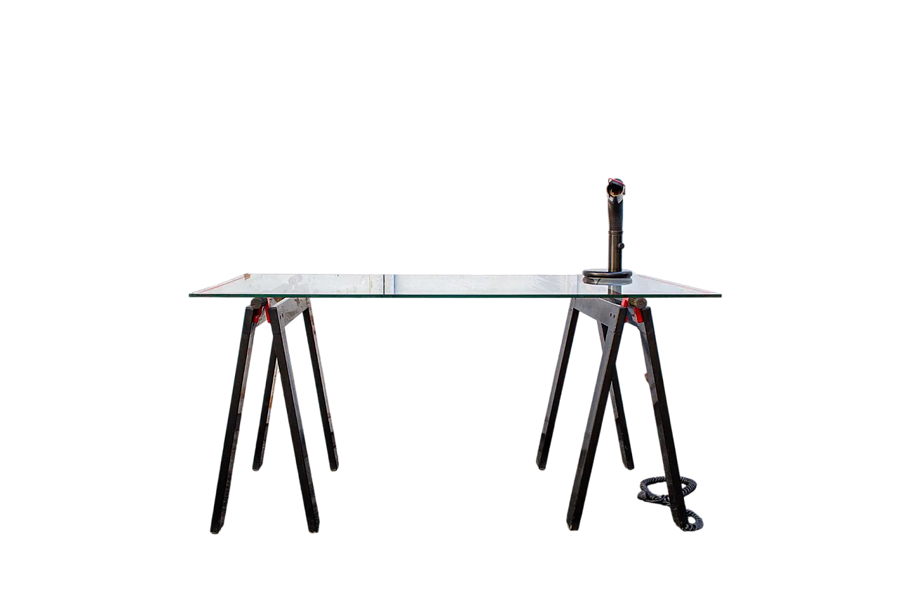 Gaetano Trestle desk by Gae Aulenti for Zanotta, 1970s 8