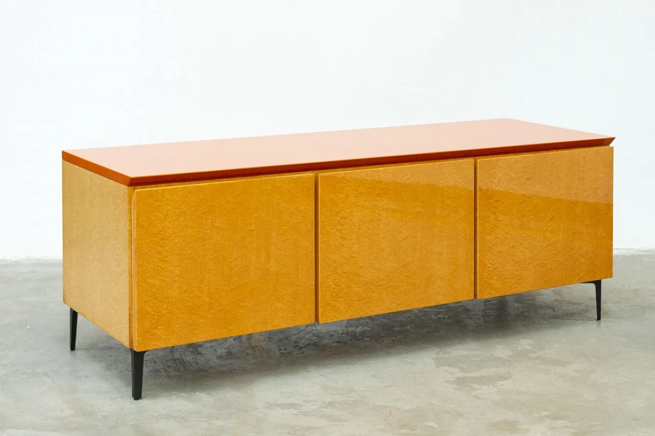 Credenza in legno laccato, anni '70 2
