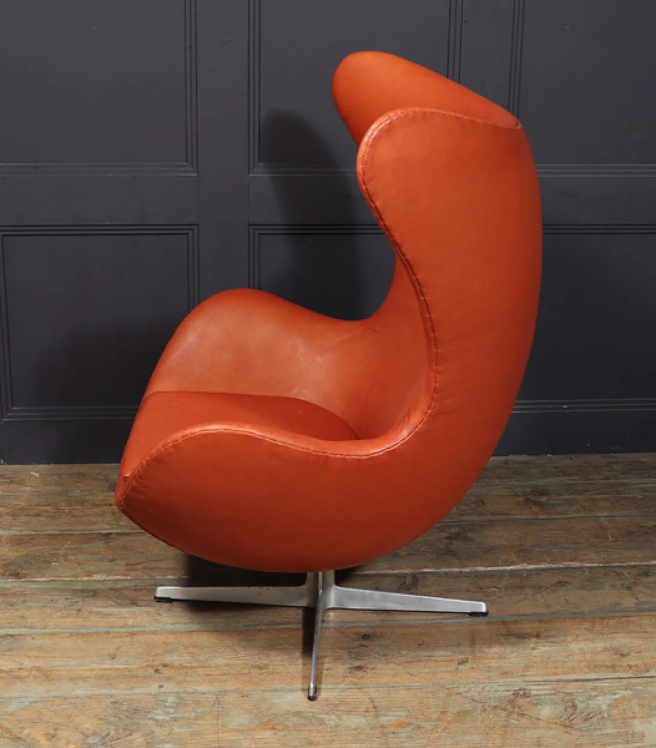 Sedia Egg in pelle di Fritz Hansen 6
